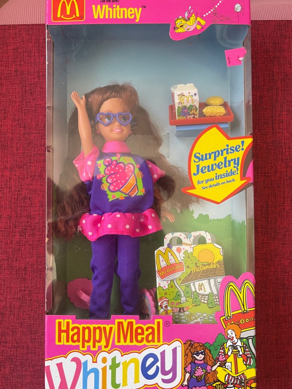 Barbie Happy Meal Whitney Doll in Pink & Purple Outfit